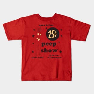 25 Cent Peep Show (vintage/distressed) Kids T-Shirt